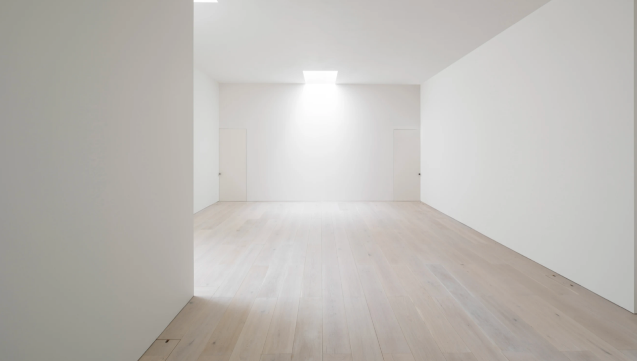 Minimalist event space in Studio Wayne McGregor, ideal for workshops and presentations.