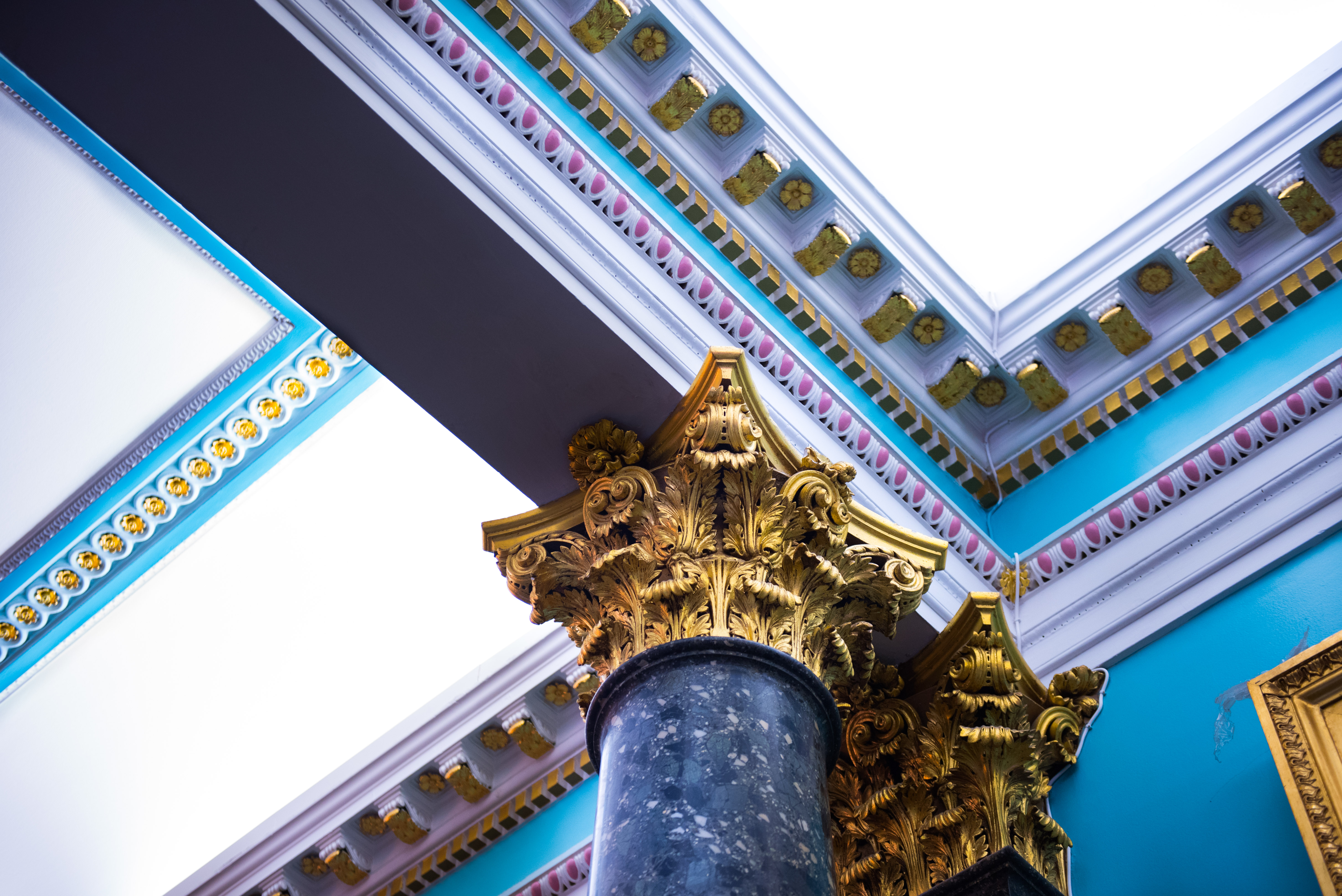 Elegant Nash Room at 116 Pall Mall with ornate ceiling, perfect for upscale events.