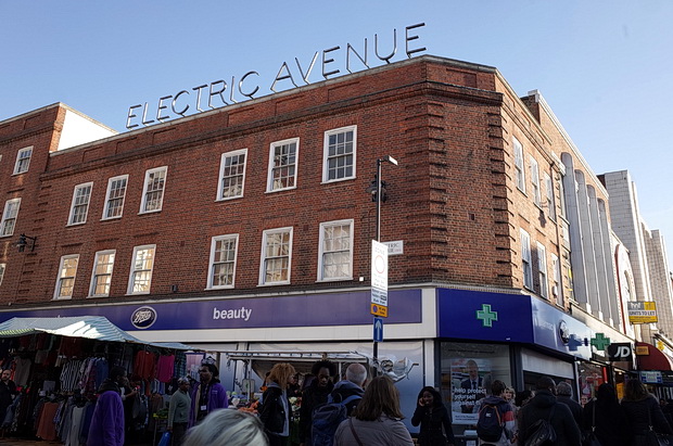 Event Space on Electric Avenue, urban street bustling with potential for community gatherings.