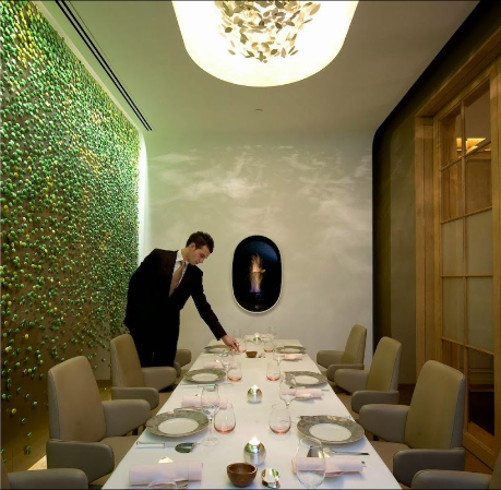 Elegant private dining at Salon Privé, ideal for corporate events and celebrations.