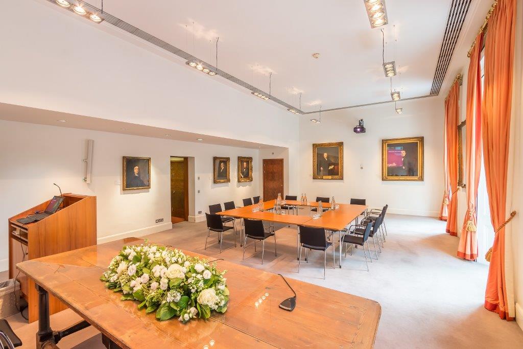 Conference Room at The Royal Society with elegant decor for professional meetings.