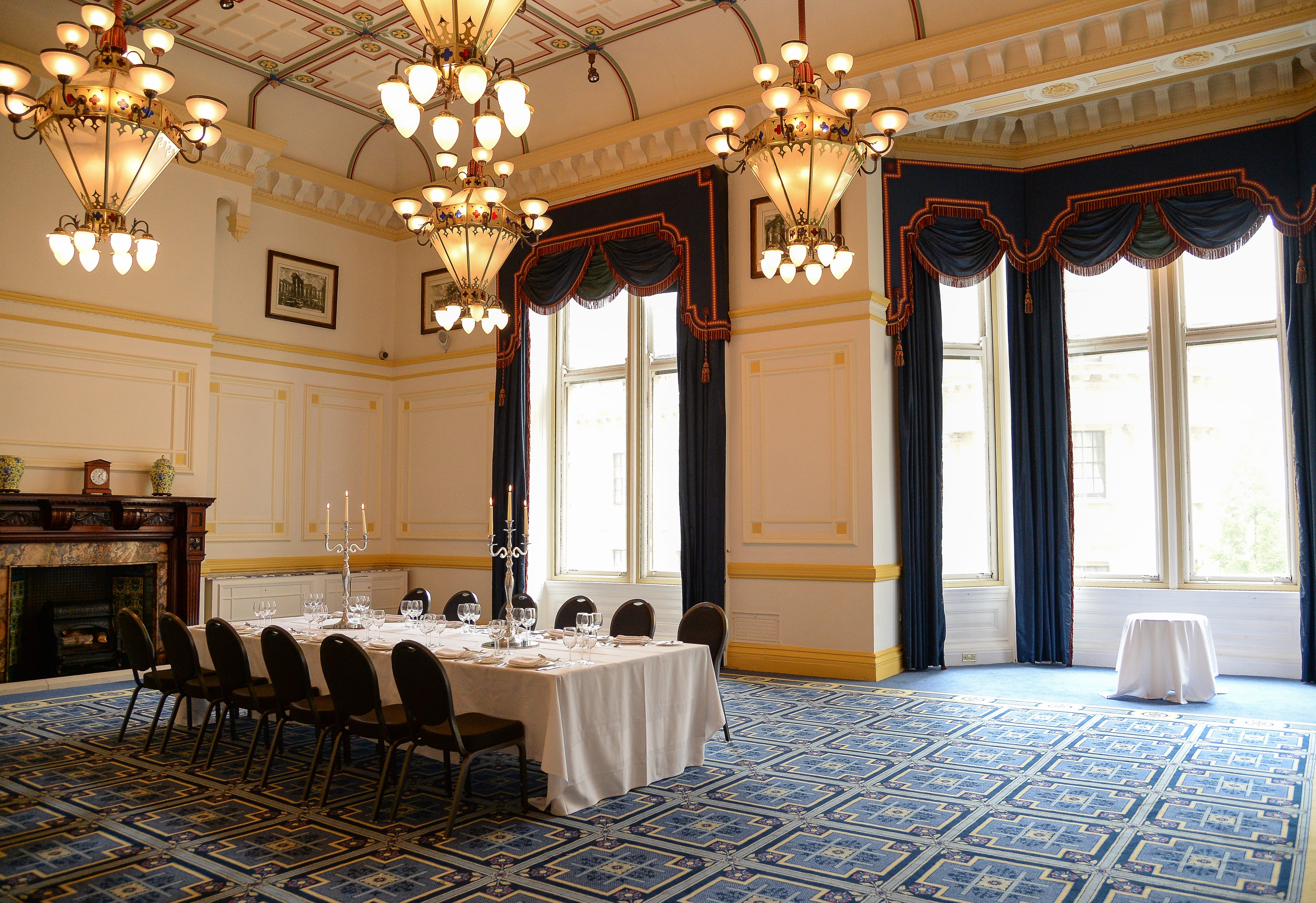 Meston Suite at Royal Horseguards Hotel, elegant meeting room for events and gatherings.