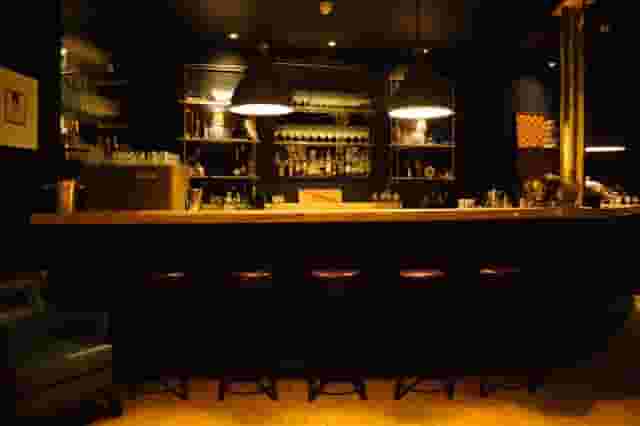 the bar