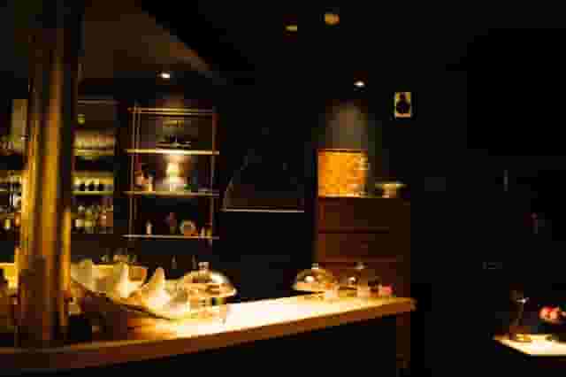 the bar