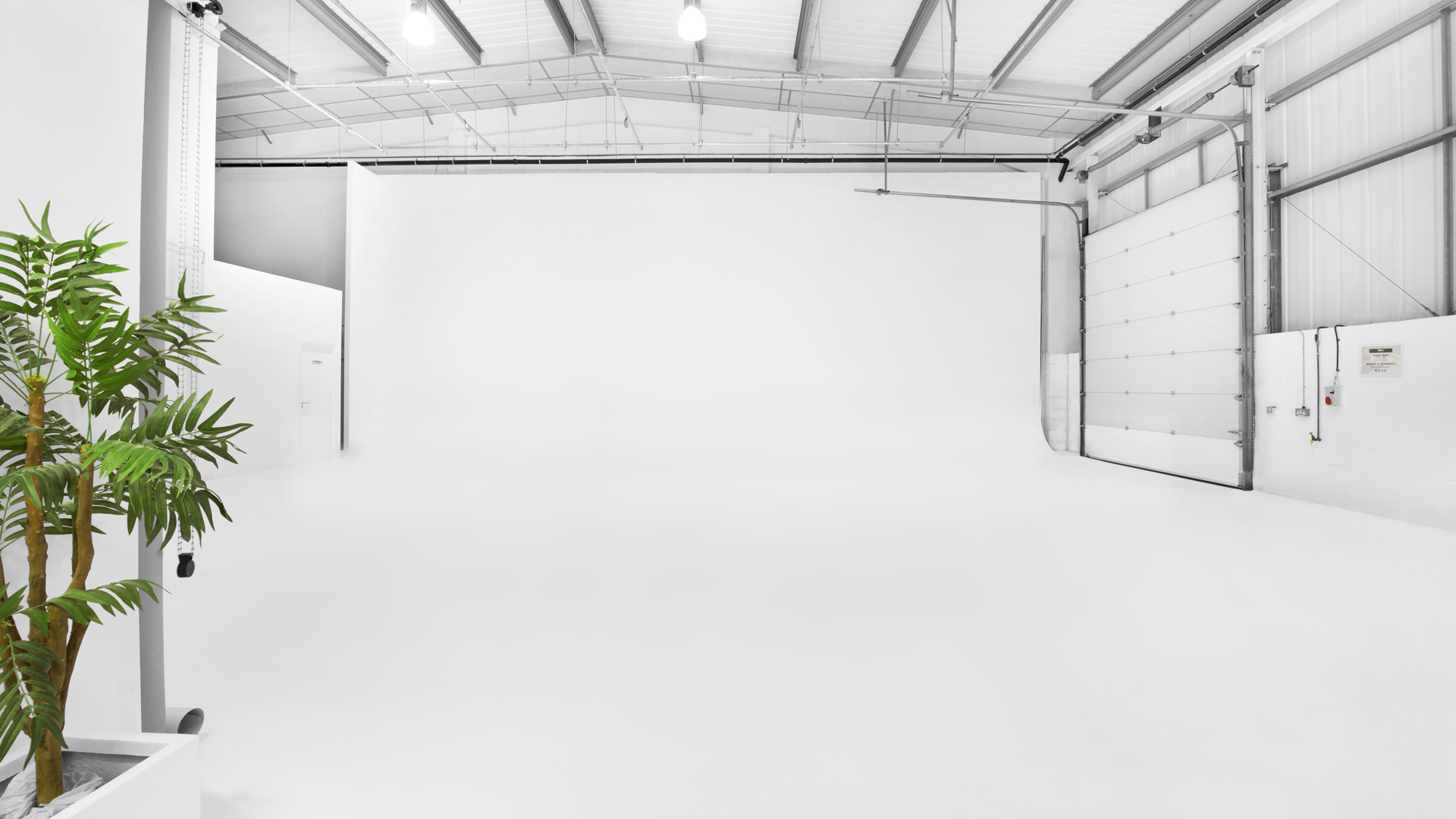 Spacious minimalist event space at S2 Royal Arsenal, ideal for corporate events and launches.