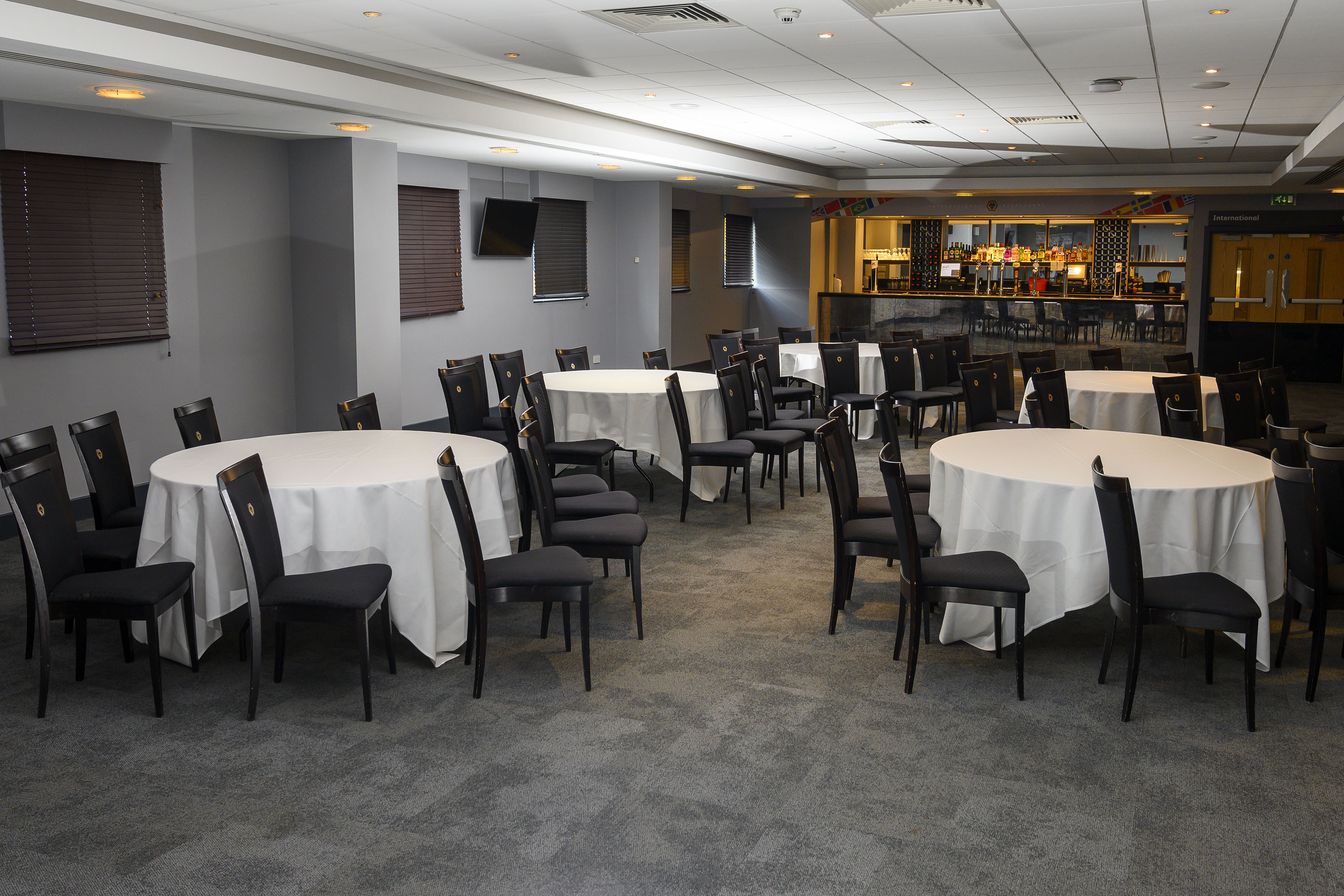 International Suite at Molineux Stadium, ideal for networking events and conferences.