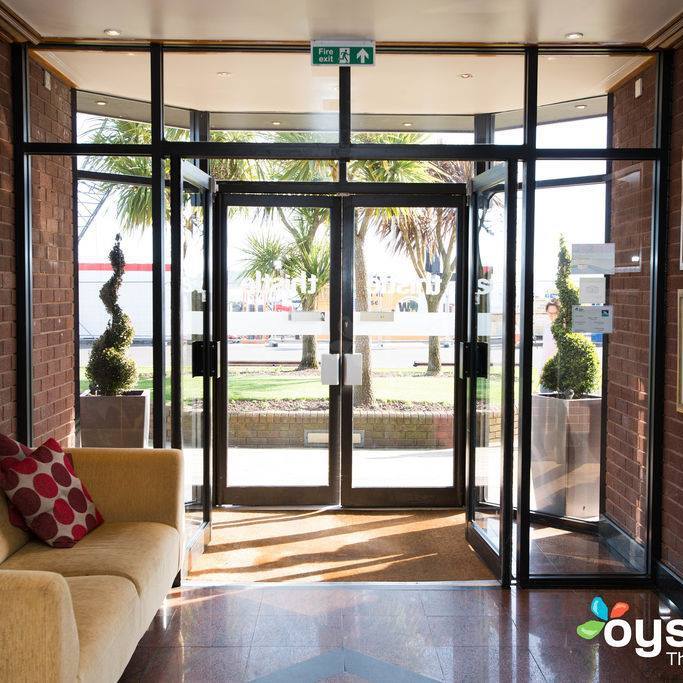 Jolliffe Room entrance at Thistle Poole, modern design for professional events.