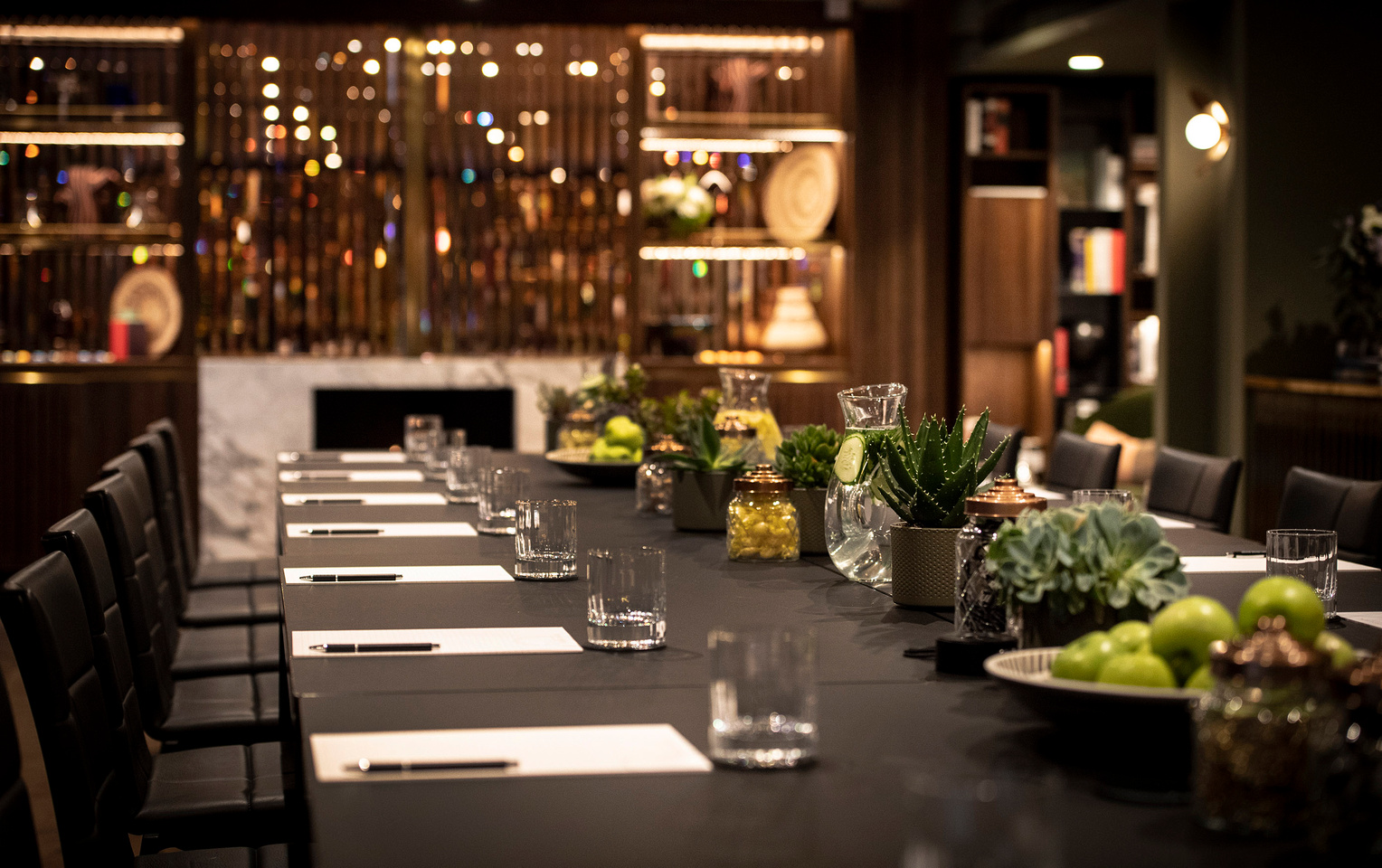 Elegant meeting space at The Library, ideal for corporate events and workshops.