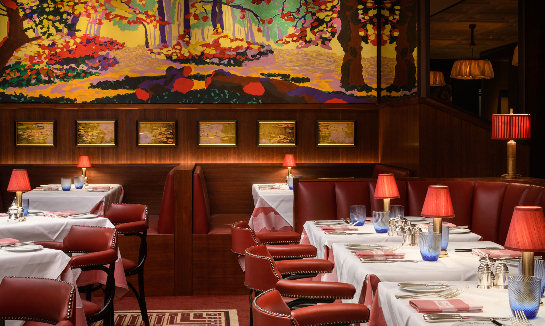 Sophisticated dining space at The Colony Grill Room, ideal for upscale events and gatherings.