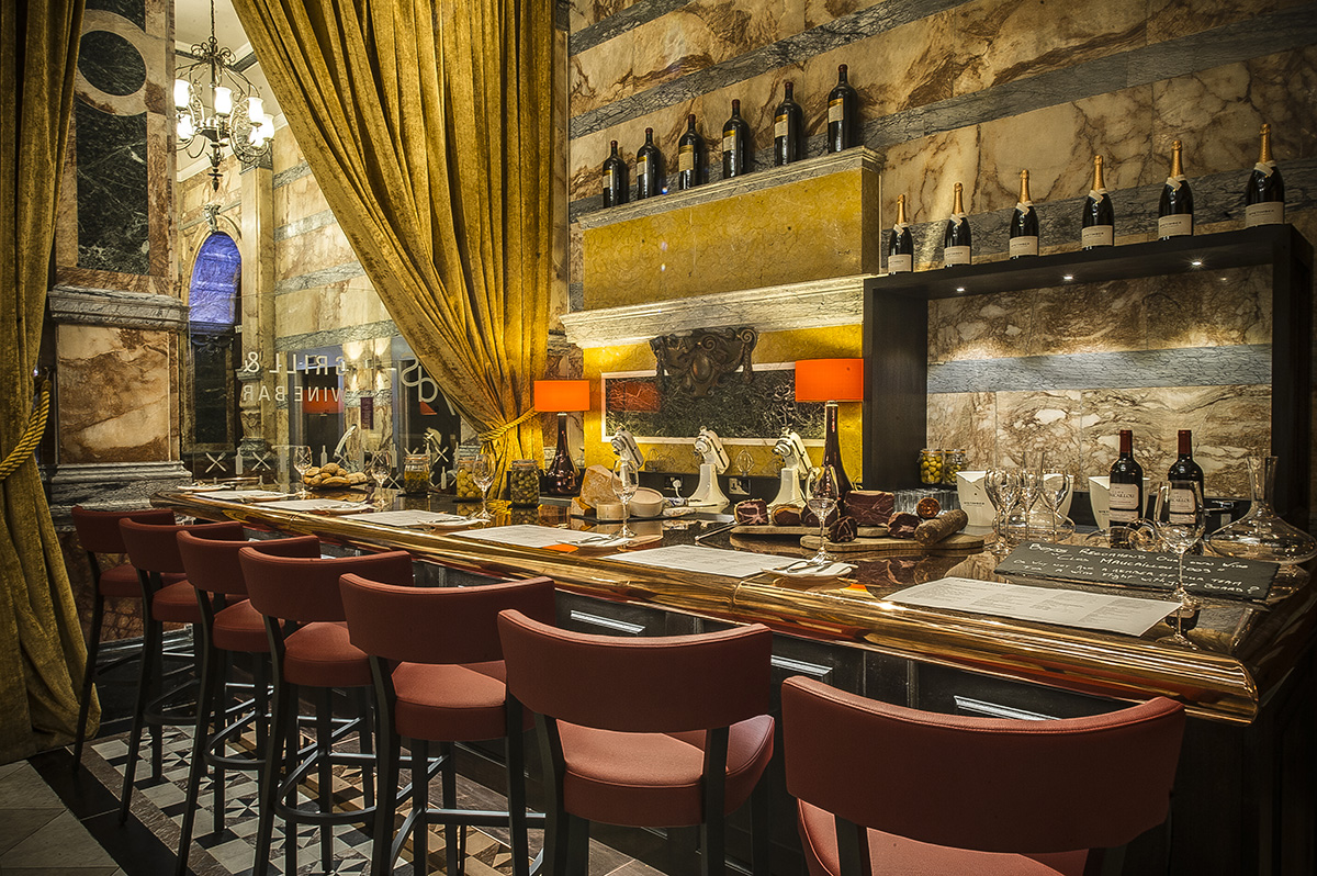 Elegant event space at Boyds Grill & Wine Bar, perfect for upscale gatherings and receptions.