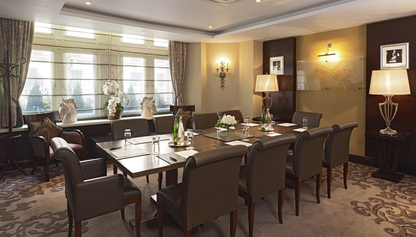 Executive Boardroom at The Royal Horseguards Hotel, elegant meeting space for corporate events.