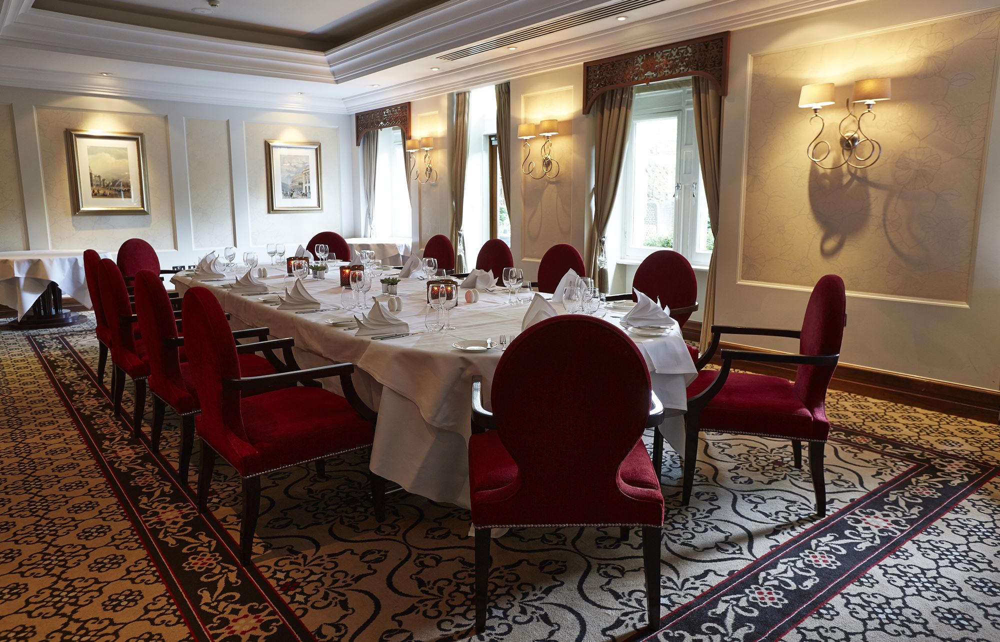 Elegant meeting room at The Royal Horseguards Hotel, perfect for exclusive events.