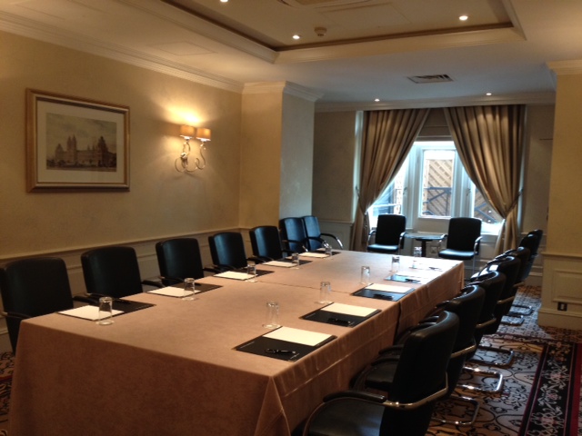 Elegant meeting room at The Royal Horseguards Hotel, perfect for professional gatherings.