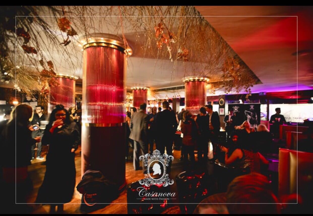Wild Heart Bar at Karma Sanctum Soho, elegant decor for corporate events and celebrations.