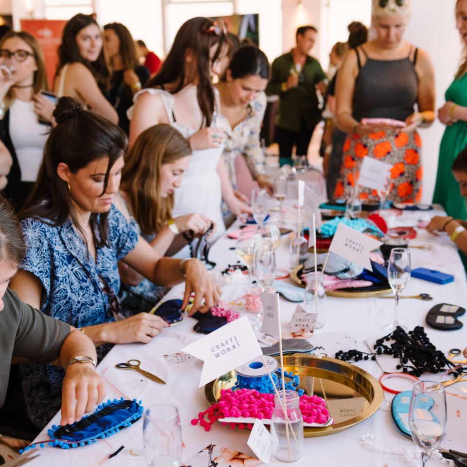 Vibrant networking event at Altitude 360, featuring interactive activities and collaboration.