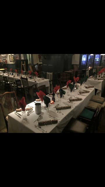 Festive private dining at The Crown Hotel, Old Bar: Christmas banquet for holiday events.