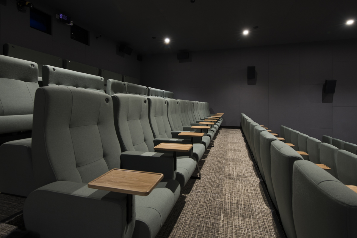 Curzon Aldgate Cinema Screen 1 with plush seating for film screenings and corporate events.