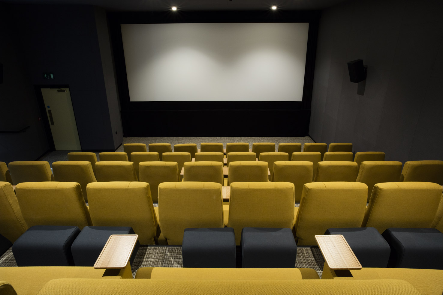 Curzon Aldgate Cinema Screen 4 with tiered seating for film screenings and presentations.