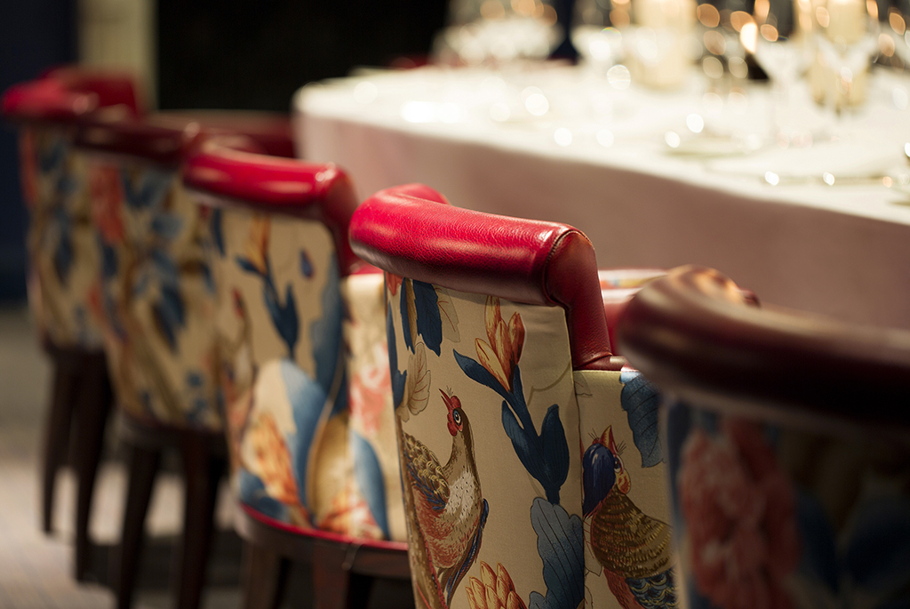 Elegant dining table in The Sutherland & Panel Rooms, ideal for upscale events.