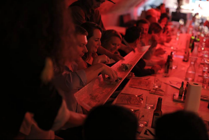 Vibrant communal dining at The Food One, ideal for networking and team-building events.