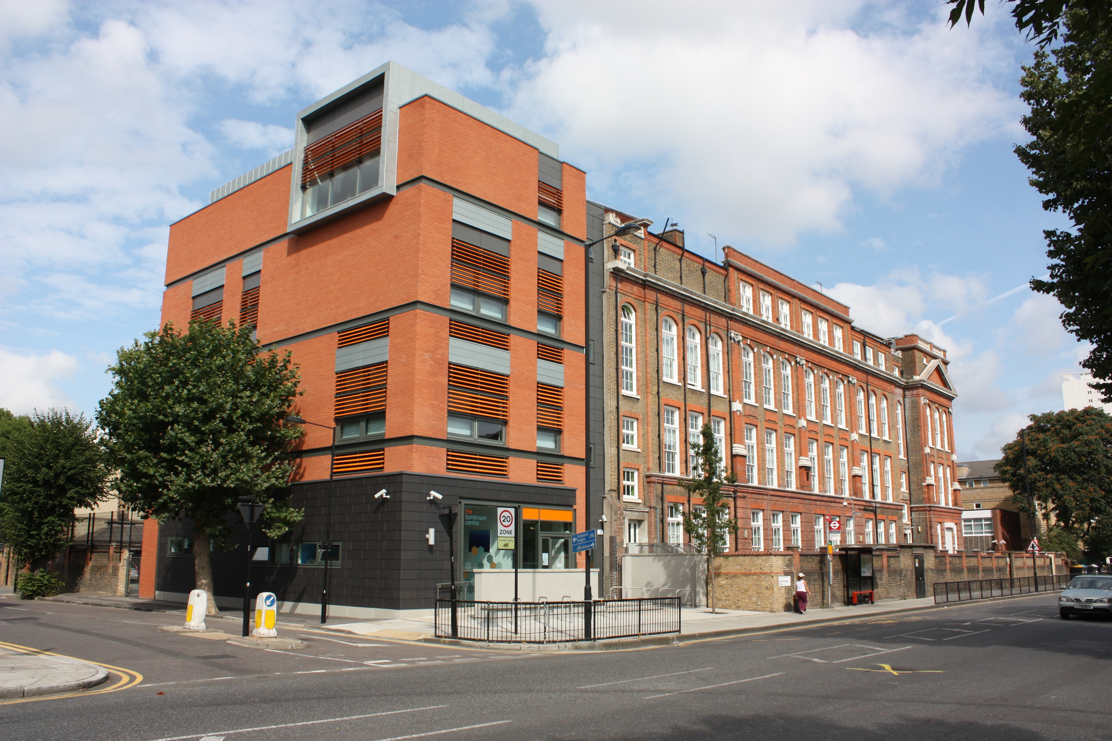Modern Okuwura Hall at Tomlinson Centre, ideal for conferences and workshops.
