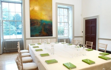 Elegant meeting room at Fulham Palace, perfect for professional gatherings and events.