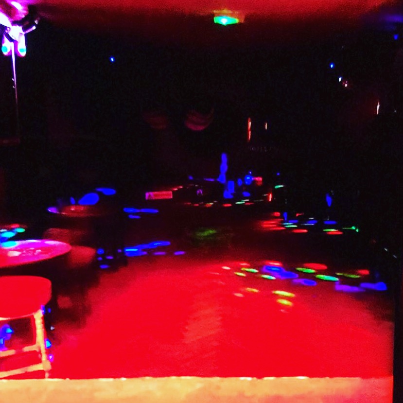 Vibrant event space at Moustache Bar Dalston, ideal for parties and gatherings.