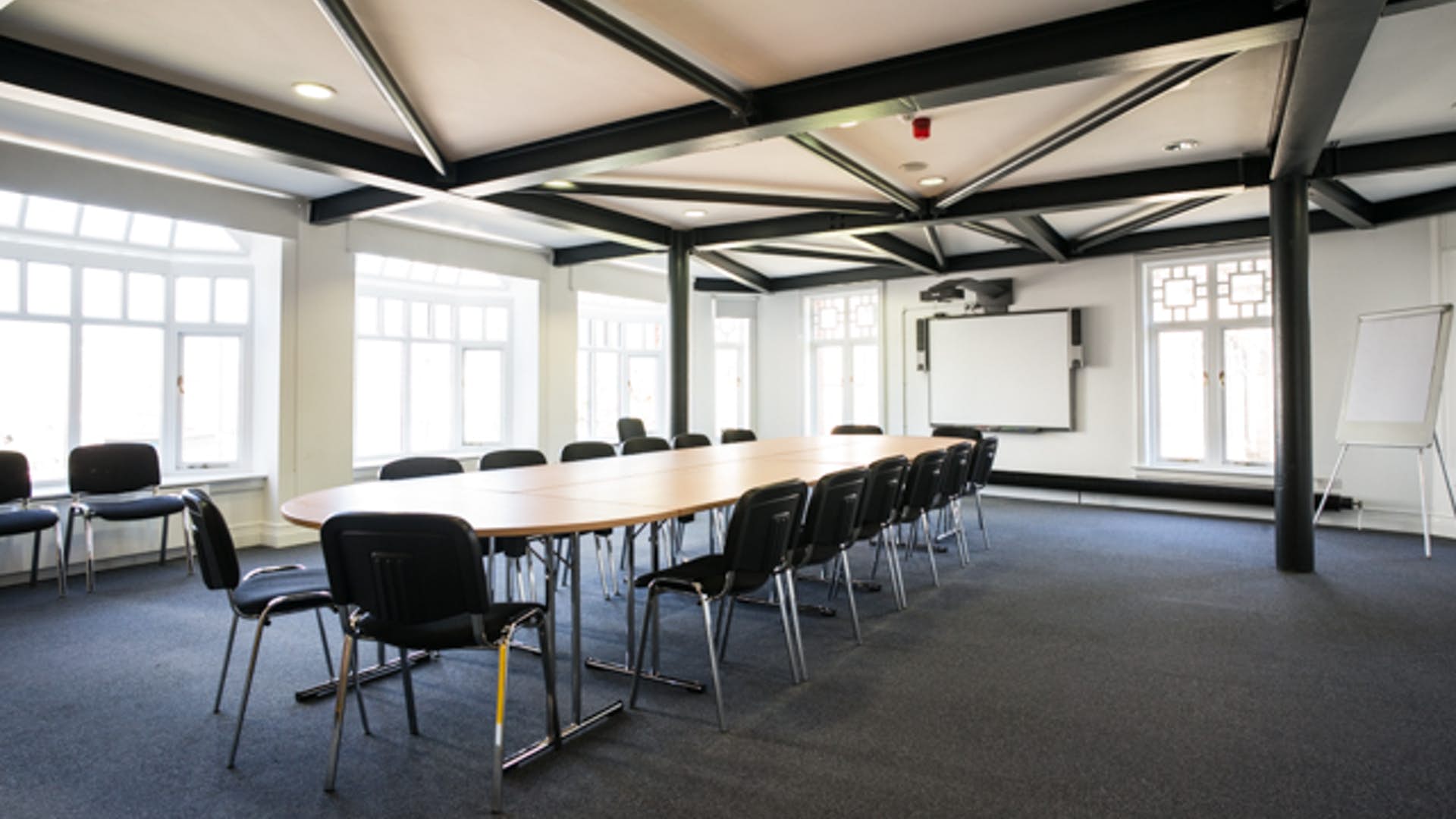 Conference Space Two at Manchester Cathedral: modern meeting room with natural light.
