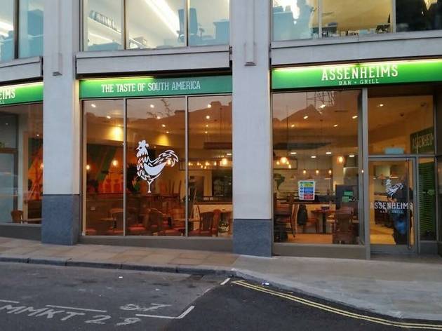 Vibrant Whole Restaurant exterior in Assenheims Bar & Grill, ideal for events and gatherings.