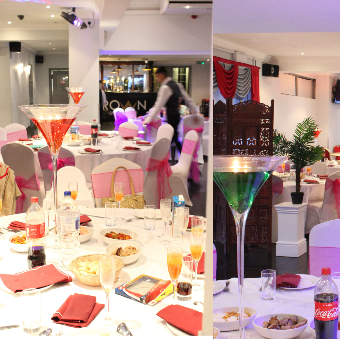 Elegant Banqueting Hall in Ilford, London, perfect for formal events and celebrations.