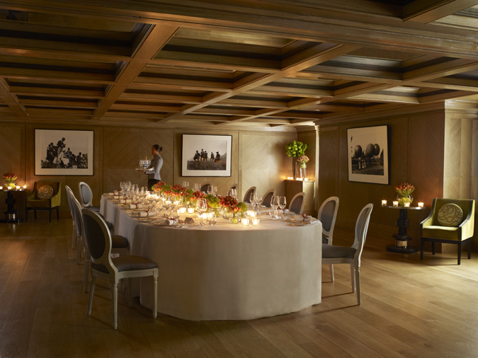 Elegant dining room at The Connaught, perfect for corporate events and intimate gatherings.