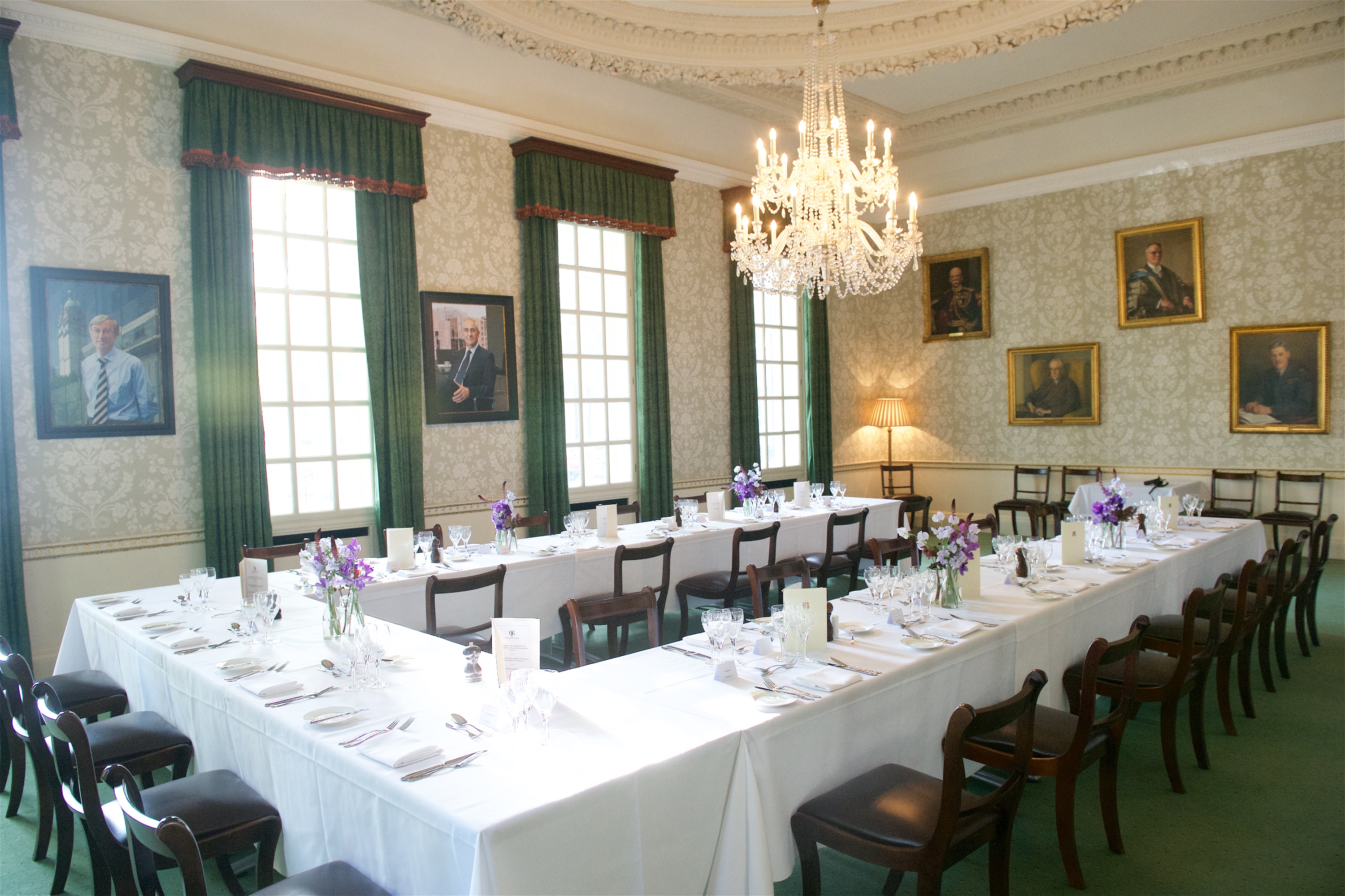 Council Room at Imperial Venues with elegant long table, perfect for corporate events.
