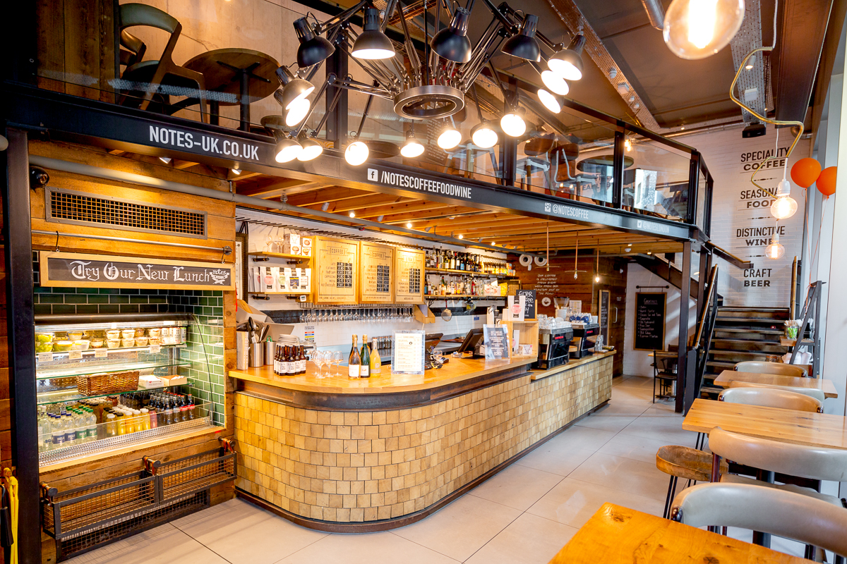 Stylish café venue in Kings Cross, perfect for networking events and meetings.