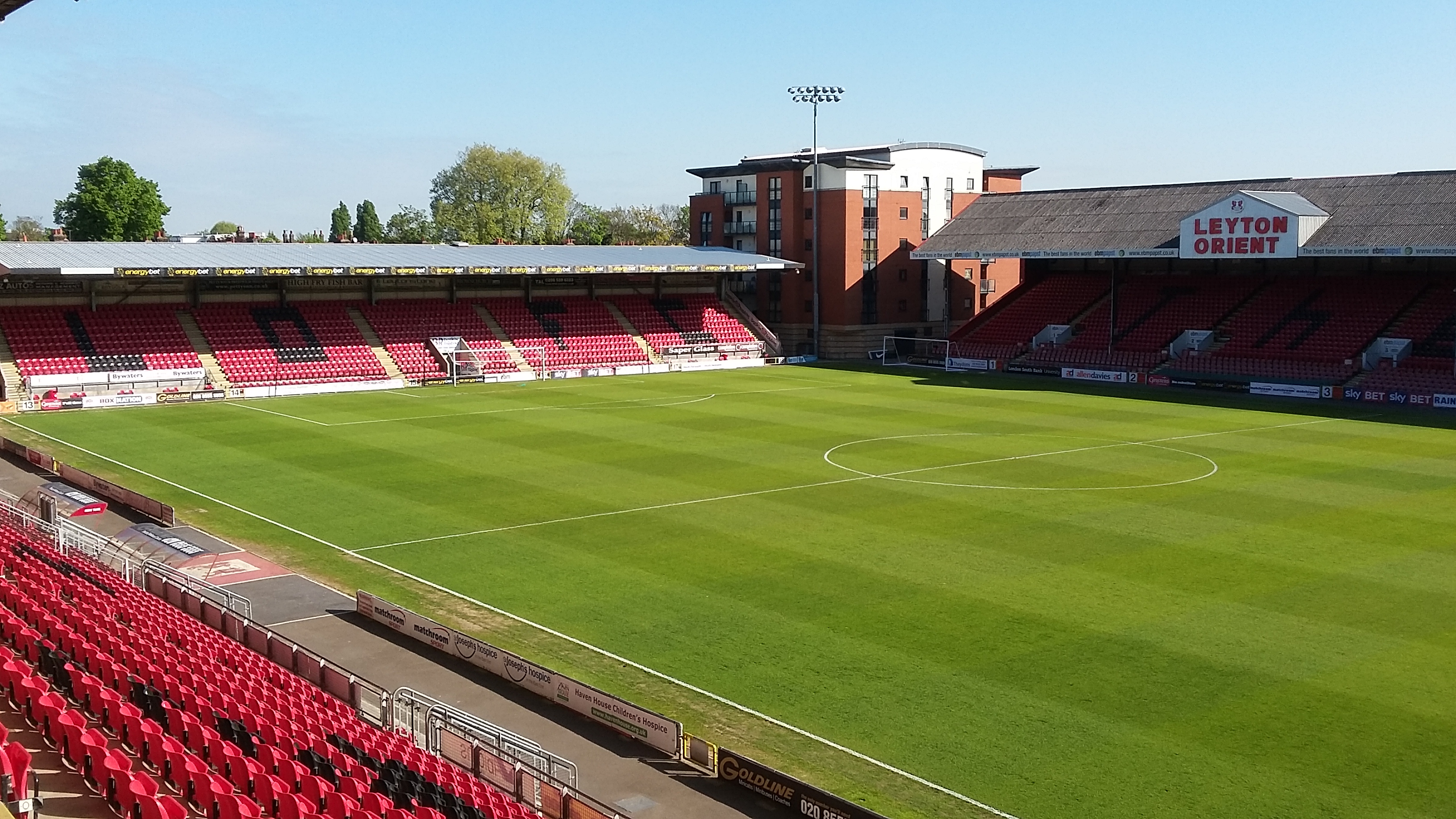 Leyton Orient Football Club's Olympic Suite, perfect for corporate events and gatherings.