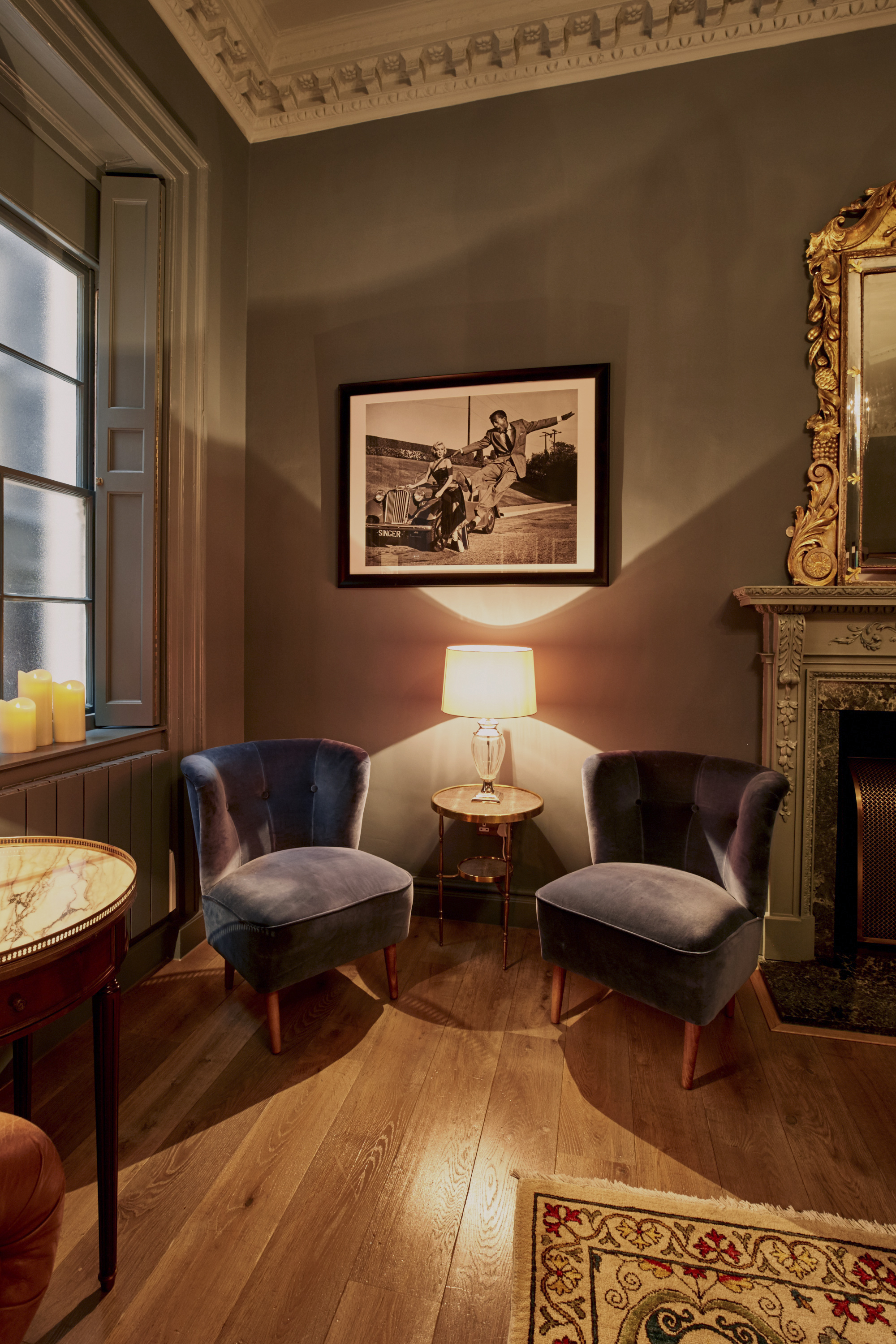 Cozy Argyll Suite meeting space at London Palladium, ideal for networking events.