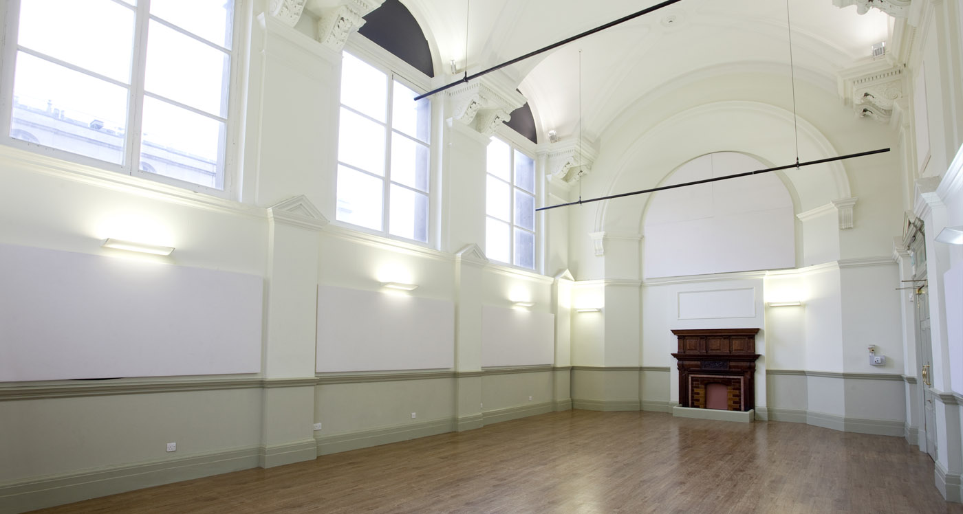 Large Committee Room at Shoreditch Town Hall, spacious venue for meetings and events.