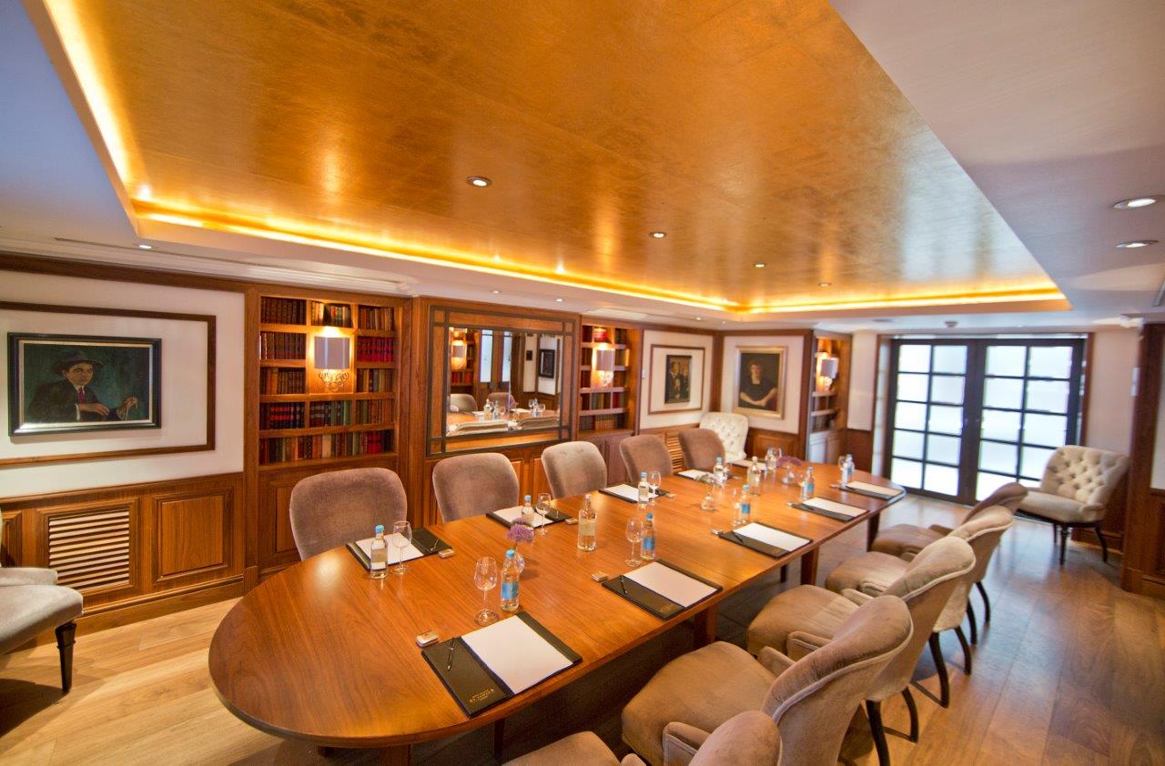 Sophisticated meeting room at St. James's Hotel, ideal for corporate retreats and discussions.