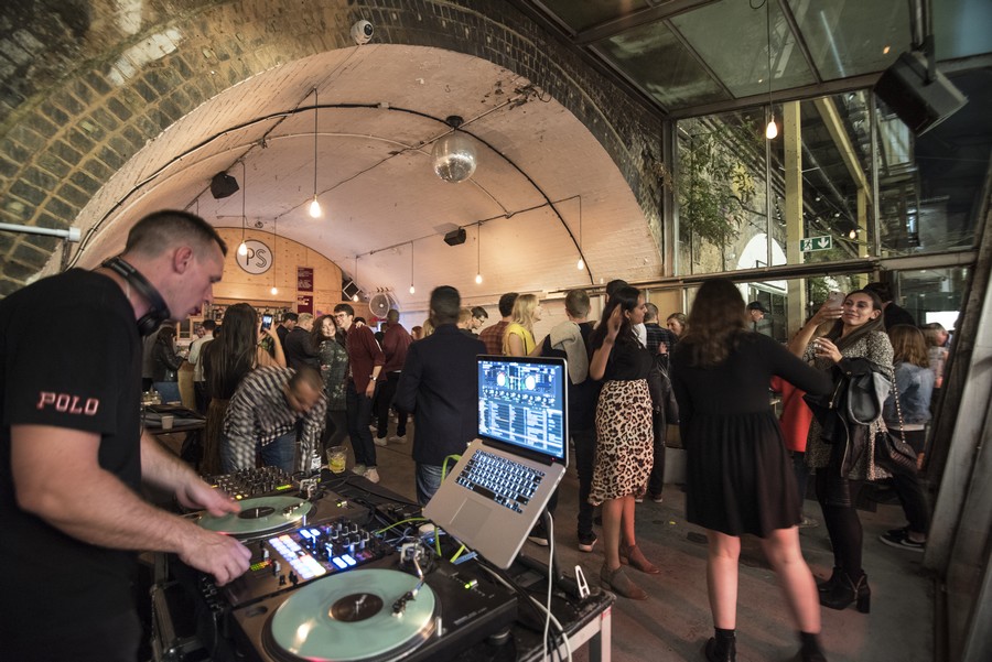 Vibrant Peckham Springs venue with arched ceilings for corporate networking events.