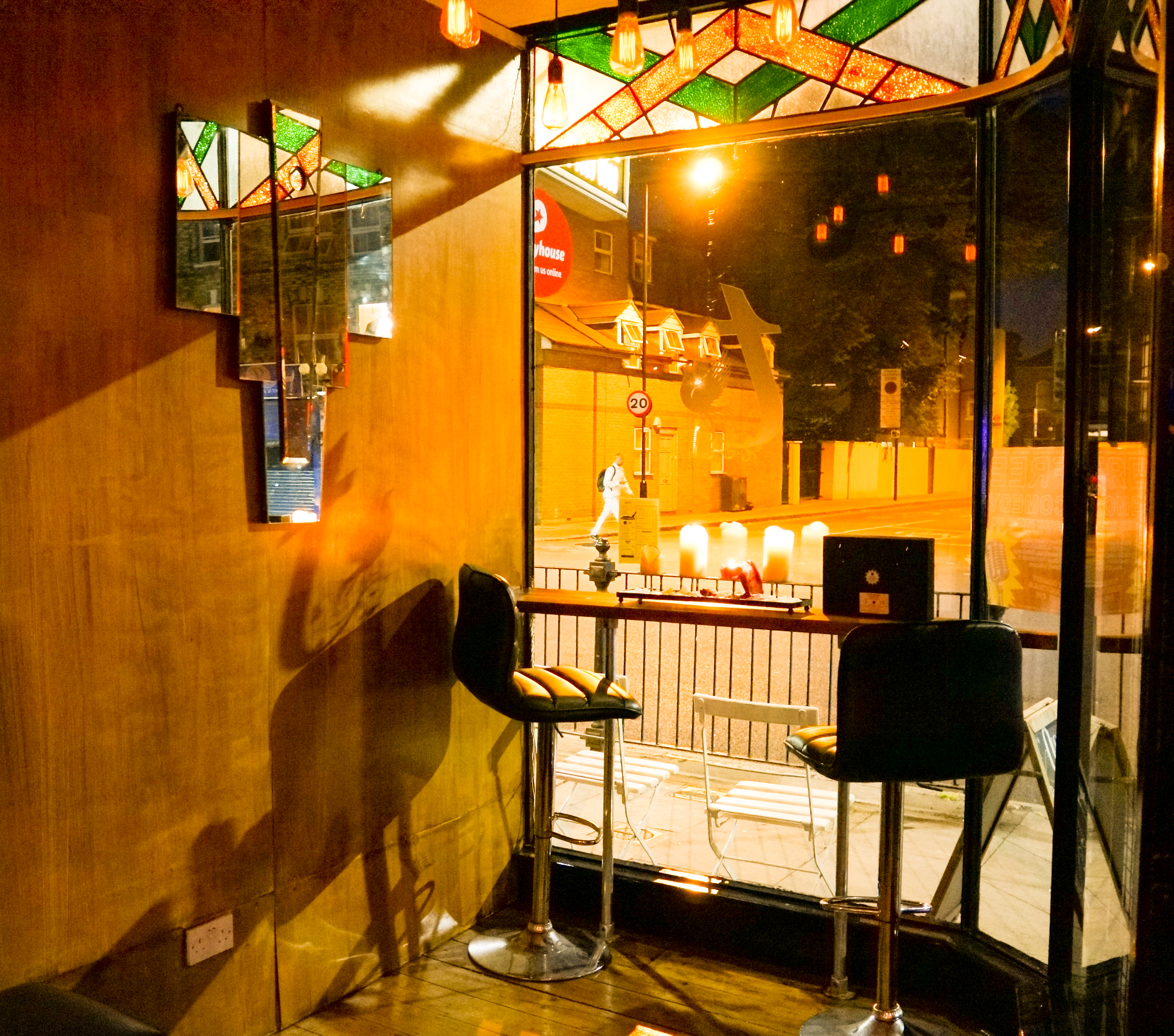 Cozy Main Bar in T-Bird, perfect for networking events and small meetings.