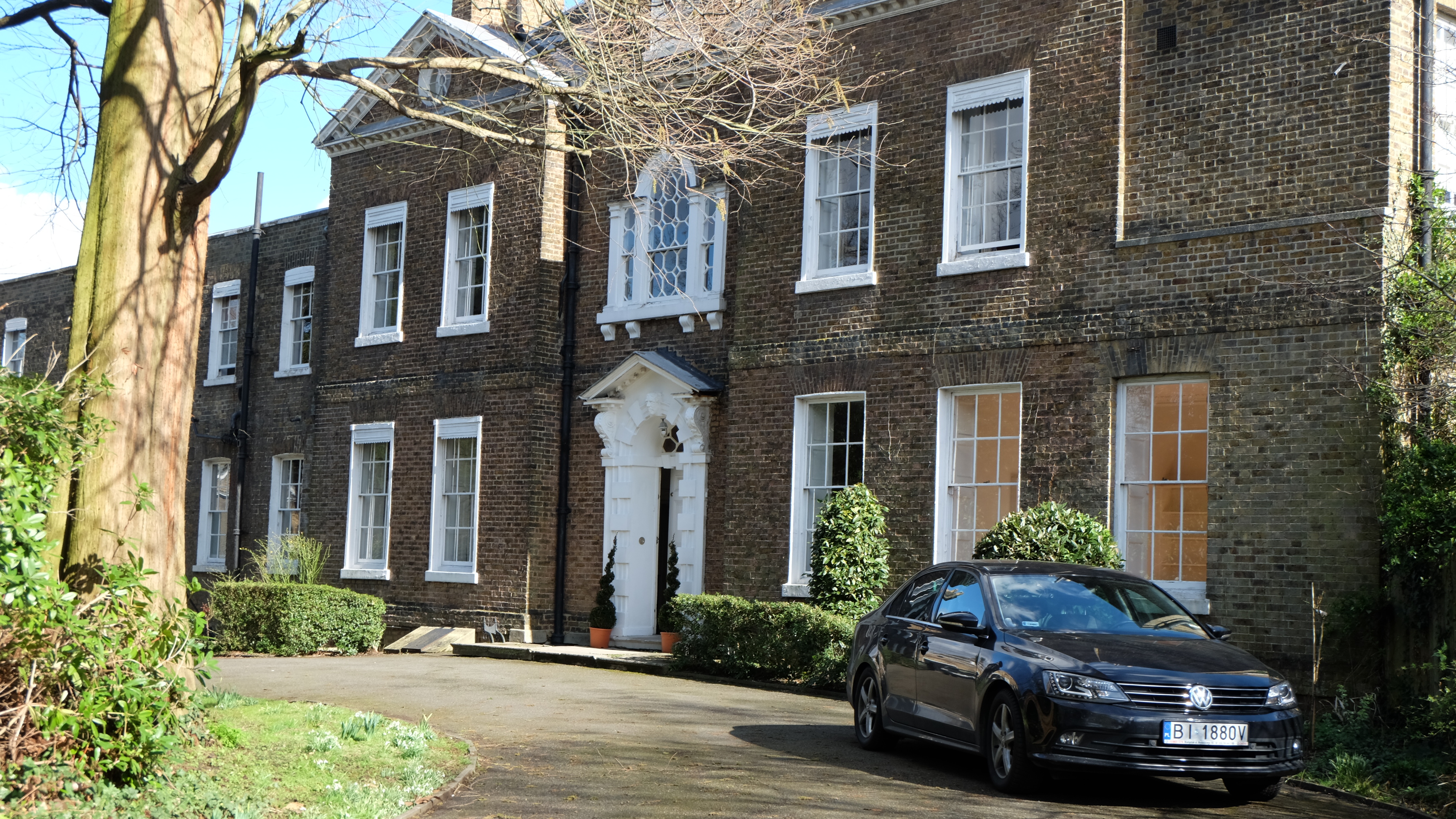 Historic BELL HOUSE venue with elegant architecture for corporate events and gatherings.