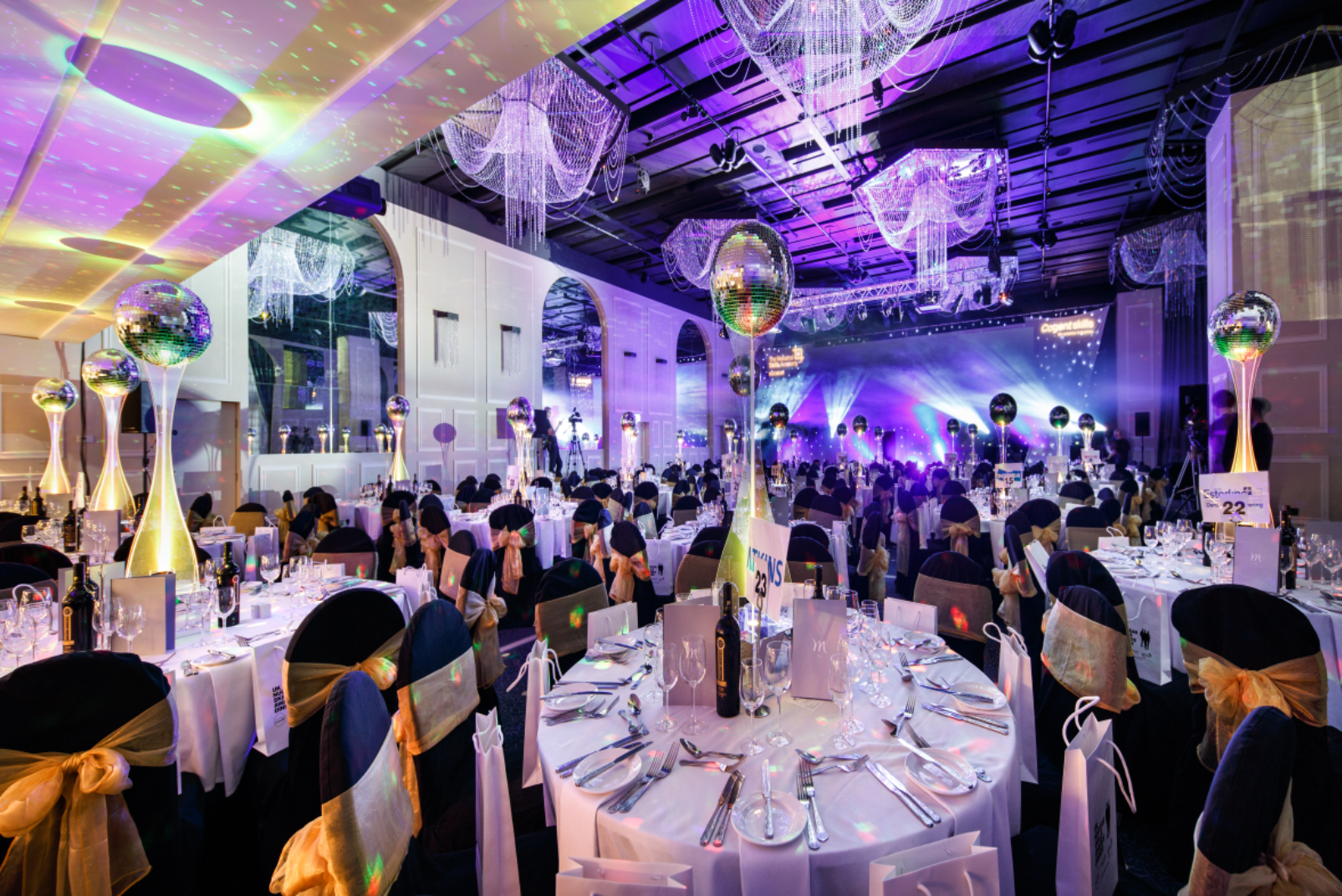 Elegant event space in Mercure Manchester Piccadilly for gala or corporate gatherings.