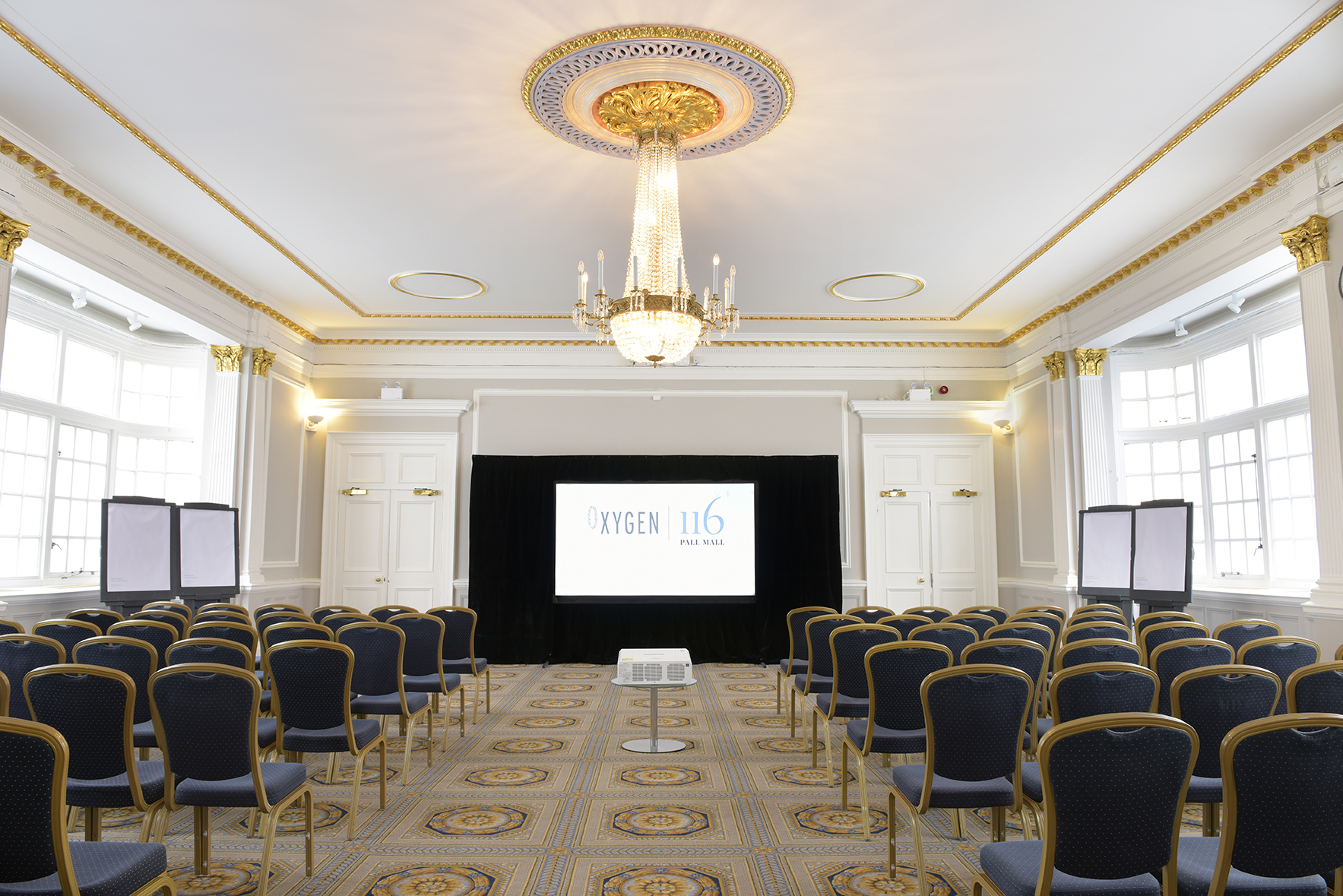 Elegant meeting room at Burton, 116 Pall Mall, ideal for corporate events and workshops.
