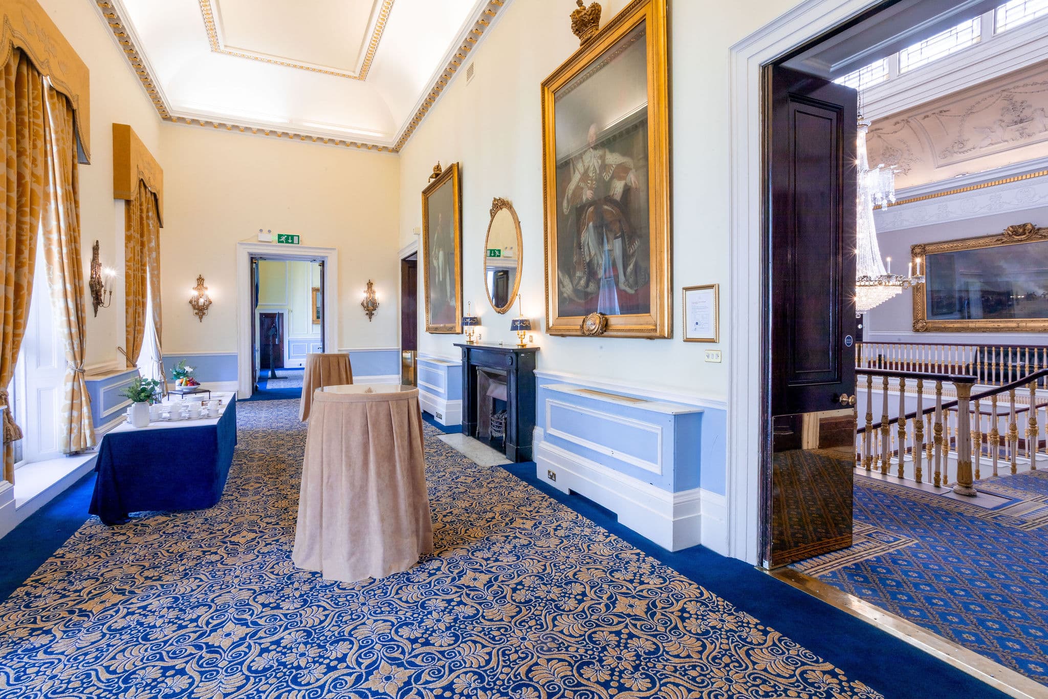 St James Rooms at 116 Pall Mall: elegant cocktail reception space for corporate networking events.