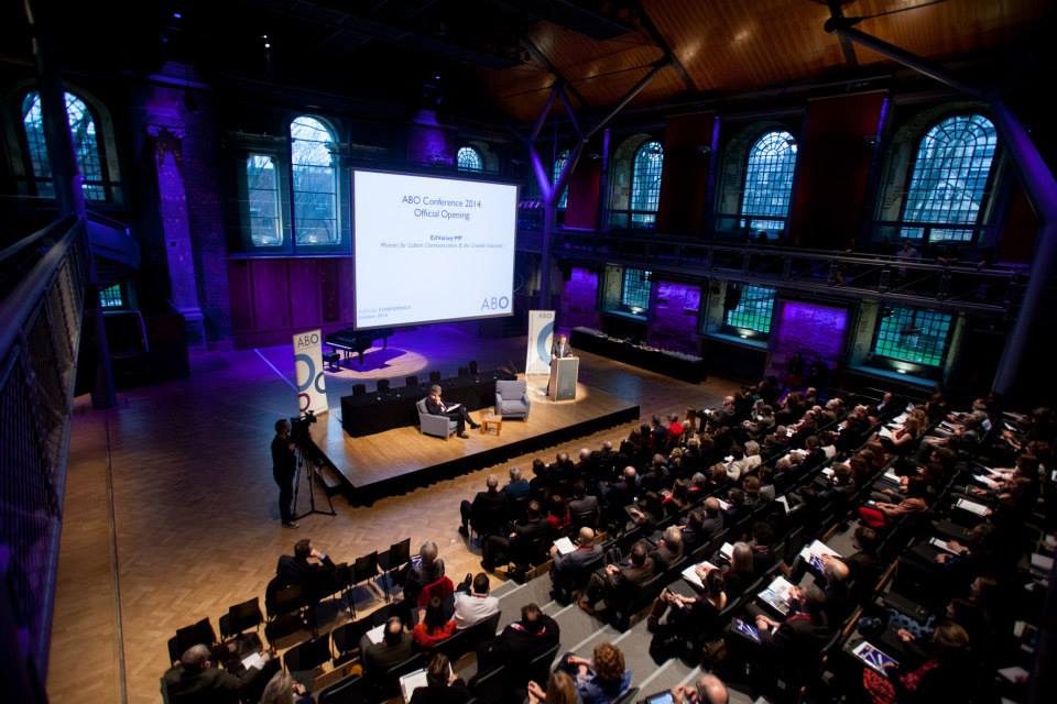 Jerwood Hall conference, professional stage, event lighting