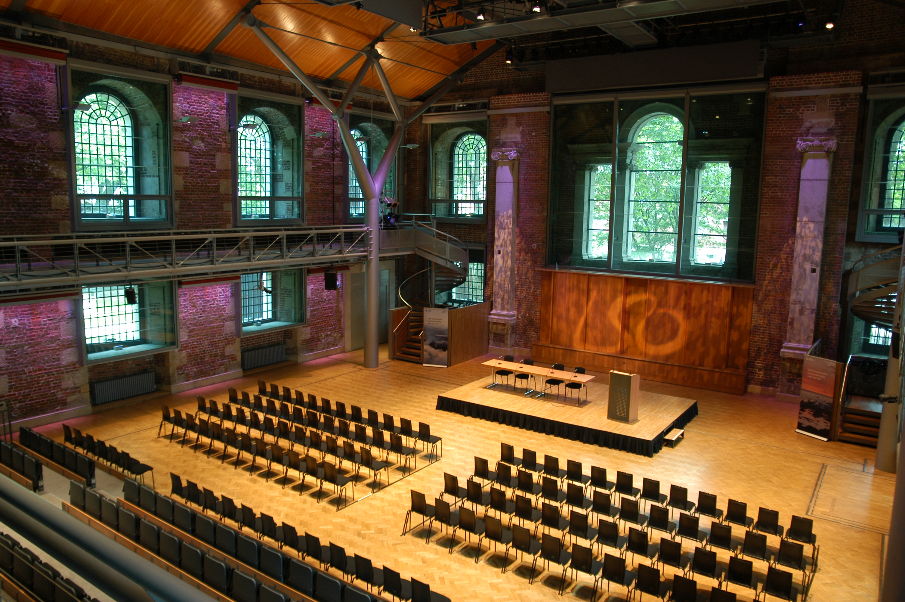 Jerwood Hall conference venue, great sightlines