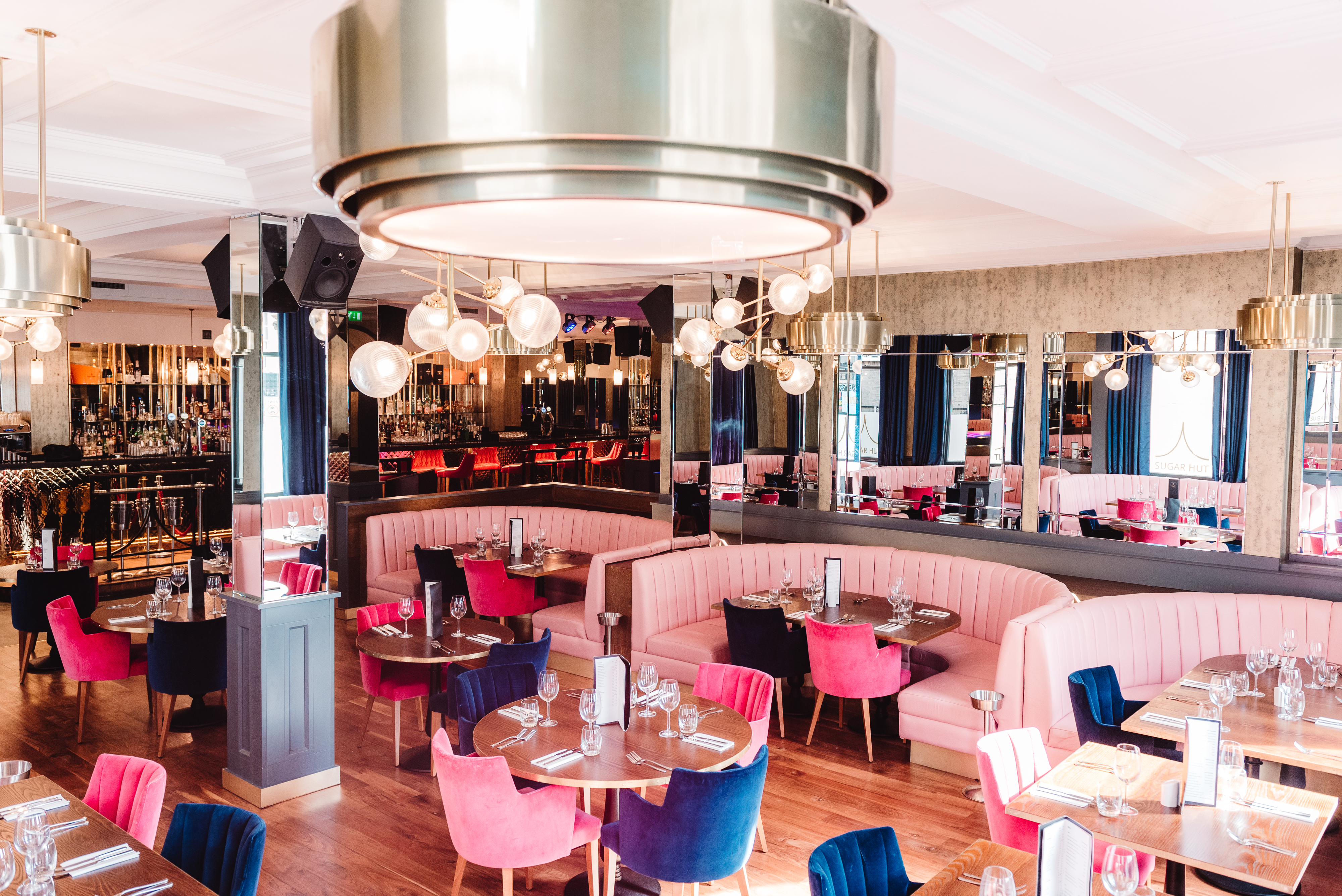 Stylish restaurant venue in Sugar Hut Liverpool, ideal for events and gatherings.