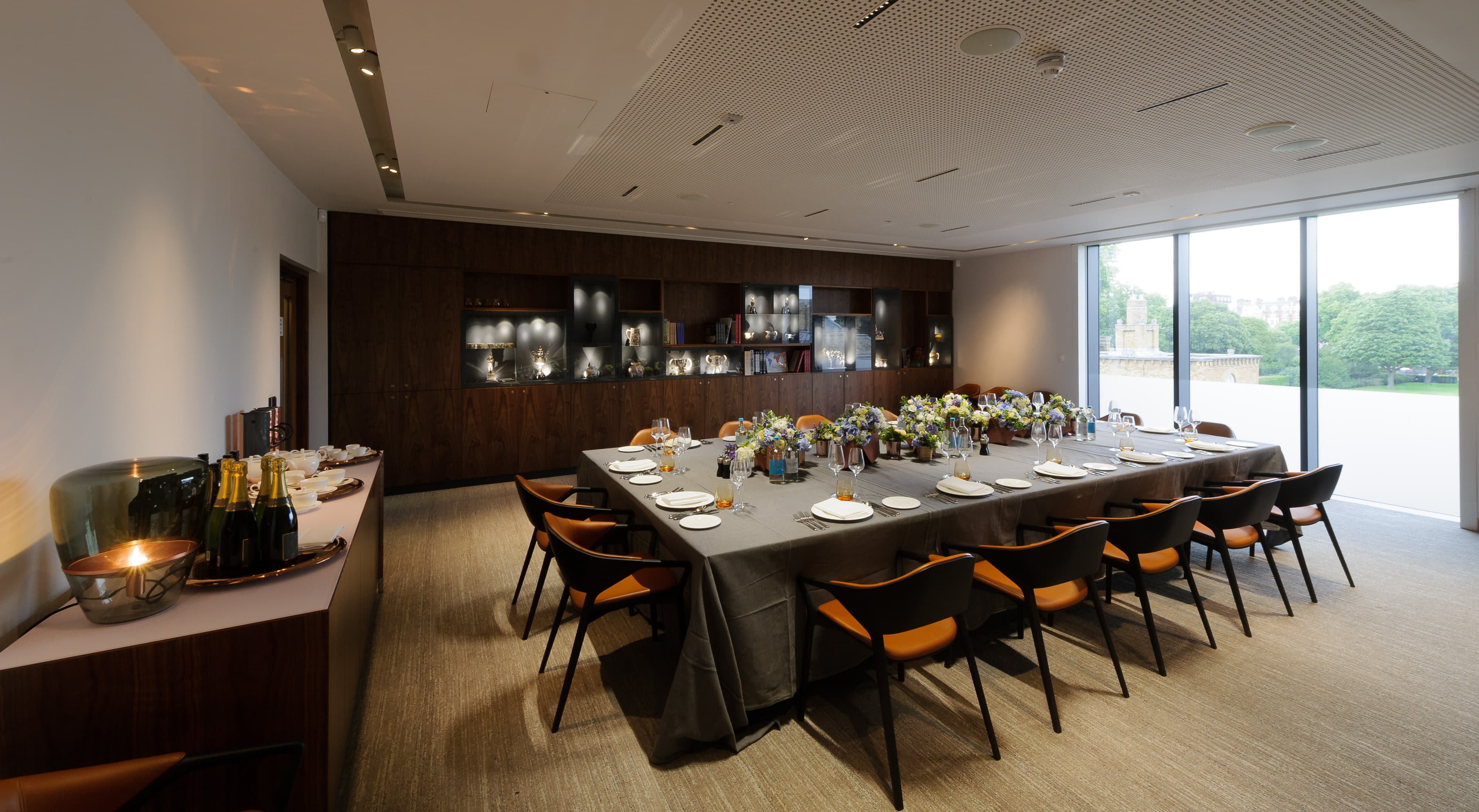 Boardroom at National Army Museum: luxury venue for executive meetings and VIP dining.