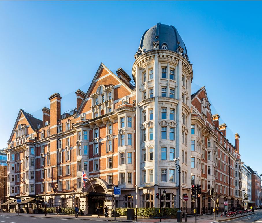 Historic Radisson Blu Hotel, London Bloomsbury, elegant venue for conferences and weddings.