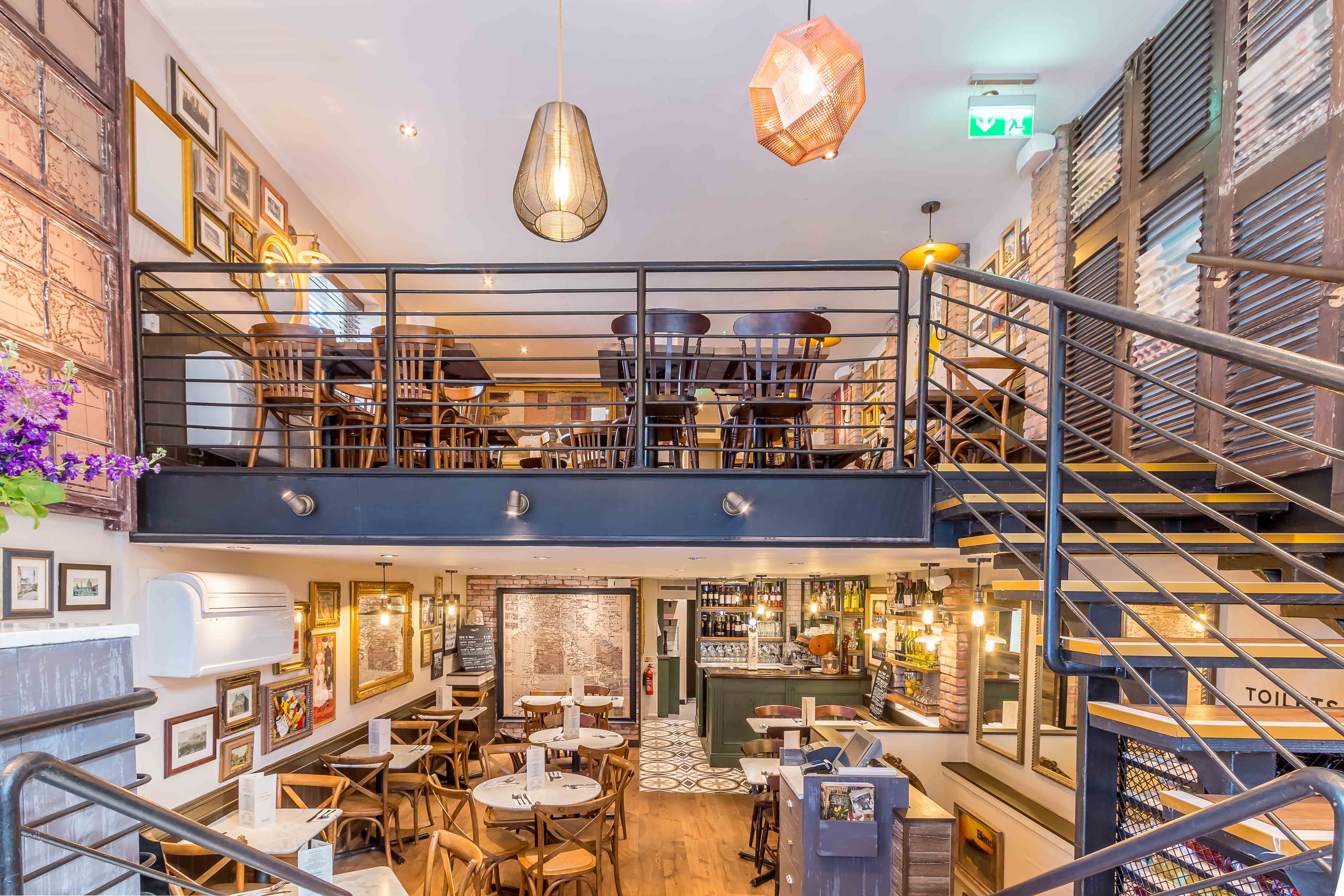 Stylish multi-level venue in South Kensington for intimate meetings and events.