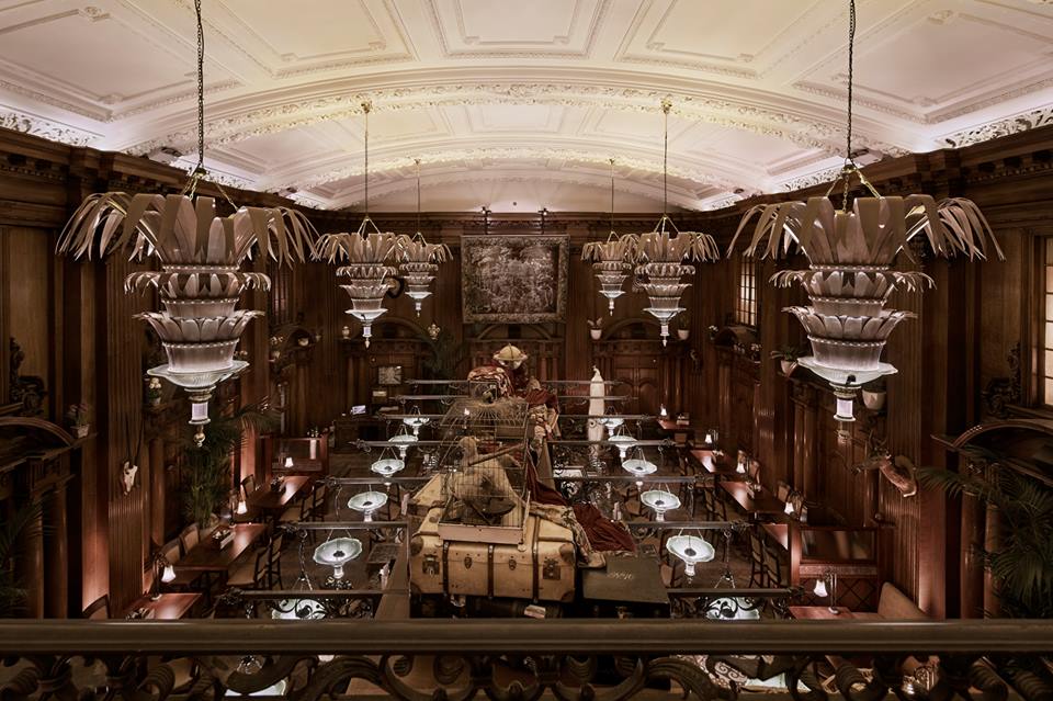 Elegant event space with high ceilings at The Mezzanine, perfect for corporate gatherings.